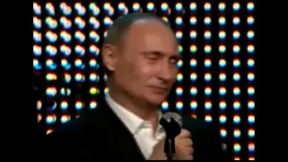 Путин поёт "What a wonderful world".