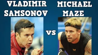 VLADIMIR SAMSONOV vs MICHAEL MAZE (Euro Cup 2007/Semifinal/Table tennis/Bordtennis/탁구/卓球)