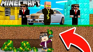 Wir KLAUEN dem REICHEN Geld in Minecraft!