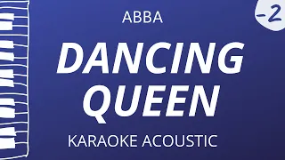 Dancing Queen - ABBA (Acoustic Karaoke) Lower Key