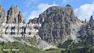 Passo Gardena, Passo di Sella, Dolomites, Italy