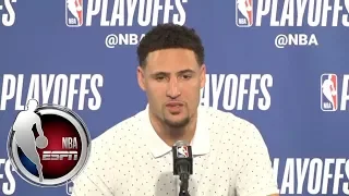 [FULL] Klay Thompson: We have to keep intensity, communication up during NBA playoffs | NBA on ESPN