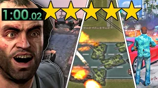 Getting 5 Stars in EVERY GTA