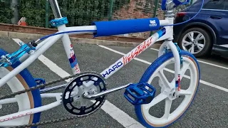 Haro 1984 Sport Mike Dominguez #92 Prototype Custom Bike White/Blue