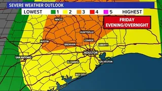 Houston forecast: Damaging winds, tornadoes possible Friday during severe storms