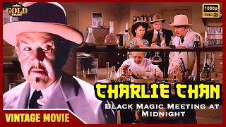 Charlie Chan NOW IN COLOR - Black Magic Meeting at Midnight - 1944 l Hollywood Movie l Sidney Toler