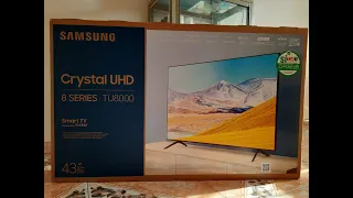 Samsung UHD Crystal TU8000 SMART TV 43"