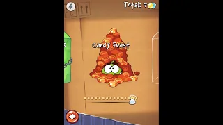 Cut The Rope Candy Feast Apptivity Gameplay (even though you can't see the Apptivity)