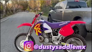 FOR SALE: Non Restored 1995 Honda CR500R, walk around and start up video