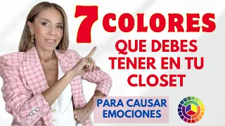 7 COLORES QUE DEBES TENER EN TU ARMARIO / PSICOLOGÍA DEL COLOR