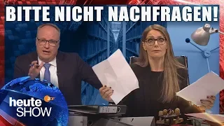 Gläserner Bürger ja, gläserner Staat nein | heute-show vom 04.05.2018