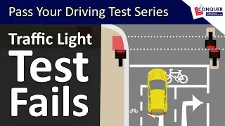 Traffic Light Driving Lesson with Common Driving Test Fails