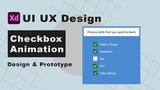 Checkbox  Animation in XD | adobe XD Prototyping | adobe XD tutorial