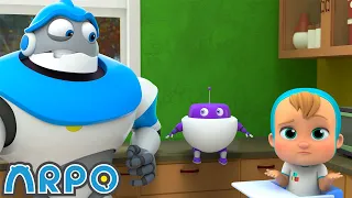 Tick Tock Bot | ARPO The Robot | Funny Kids Cartoons | Kids TV Full Episode Compilation