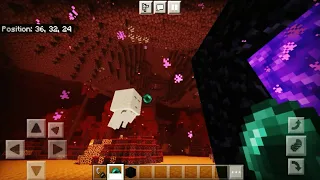 What if you throw ender pearl before entering  portal?. MINECRAFT