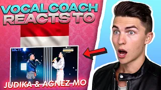 Reaction: JUDIKA & AGNEZ MO - You Are Not Alone | VOCAL COACH Justin Reacts