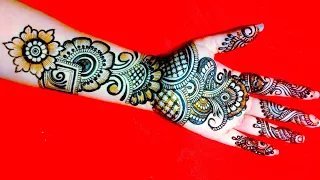 new stylish front hand mehndi design | easy mehndi design | mehndi design | full hand मेहंदी डिजाइन