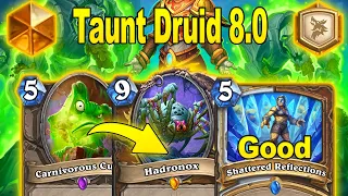 Most Epic Crazy Taunt Druid 8.0 Game Vs Control Mage Deck At Showdown in the Badlands | Hearthstone