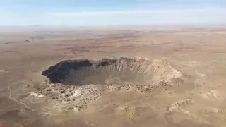 Meteor Crater From The Air - 4K Quality