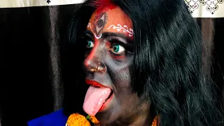 Raksha Kali Maa Look Makeup || makeup kali maa look  #makeup 🙏🙏❤️ #vlog #blog #kali #mata