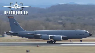 USAF Boeing KC-135R Stratotanker (SODA81) from 134th ARW making Touch-n-Go Landings at TRI 19Jan23