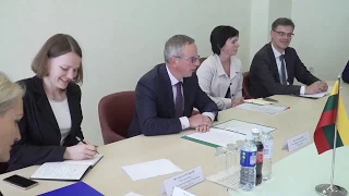 Meeting of Zohrab Mnatsakanyan at Lithuanian Ministry of Economy and Innovation