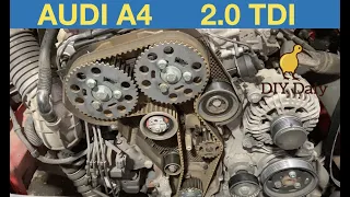 Audi A4 2.0 TDI Timing belt & water pump replacement