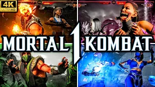 MK1 FATAL BLOW KOMBOS FOR *ALL* CHARACTERS AND KAMEOS!! (4K 60 FPS) BASE ROSTER (MORTAL KOMBAT 1)