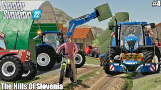 Building ARCHED SHED and Baling HAY│The Hills Of Slovenia│FS 22│Timelapse 4