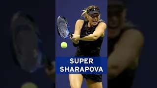 Maria Sharapova hits 2 LOBS in sensational point! 👀