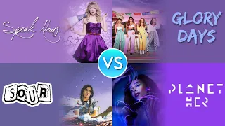 ALBUM BATTLE Speak Now VS Glory Days VS SOUR VS Planet Her | PopBop!