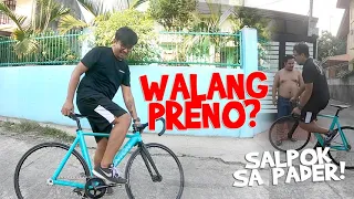 RIDING ON A SUICIADAAAL BIKE! (Fixedgear bike)