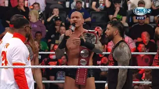 The Usos Confrontan a RK-BRO para Unificar los Titulos - WWE Raw Español Latino: 11/04/2022