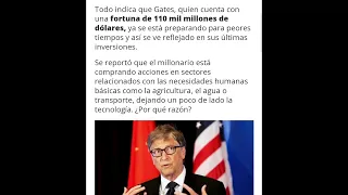 ¿Bill Gates se prepara para una CRISIS? Vende sus acciones e invierte en estos sectores