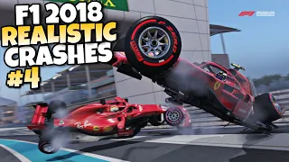 F1 2018 REALISTIC CRASHES #4