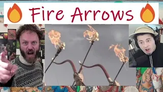 American Reacts Fire-arrows!