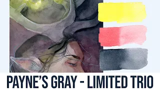 Payne's Gray!! Limited Palettes #4 - Watercolor Painting