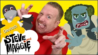 Halloween Mr. Sonne Süßes oder Saures! mit Steve und Maggie Deutsch | Gruselige Geschichten für Kids