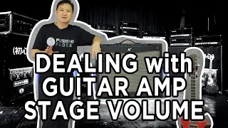 Dealing with Guitar Amp Stage Volume