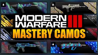 Modern Warfare 3: All Mastery Camos, Leveling and Progression Explained!
