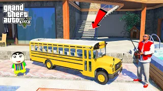 Franklin & shinchan Buy Mini RC School Bus in GTA 5 | JNK GAMER