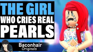 The Story Of The Girl Who Cries Real Pearls | roblox brookhaven 🏡rp