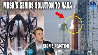 Musk's Reaction & Genius solution to NASA's SLS leak failure-The real reasons SpaceX uses new fuel!