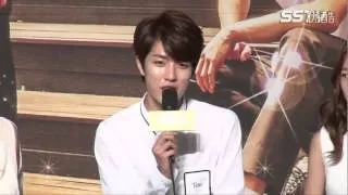 140707 High School: Love On Press Conference, INFINITE WooHyun and SungYeol cut