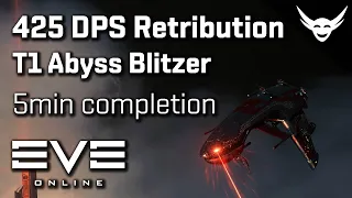 EVE Online - T1 Abyss FAST - 425 DPS Retribution