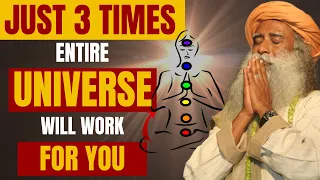 🔴RECEIVE ABUNDANCE|DOING THIS 3 TIMES EVERYDAY CAN FILL YOUR LIFE WITH ABUNDANCE #Sadhguru#wisdom