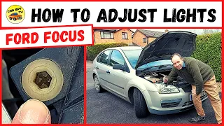 Ford Focus Mk2: How To Adjust the Headlights (Set Headlamps)