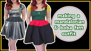 Making A Reversible Mandolorian & Boba Fett Inspired Dress | Beginner Friendly