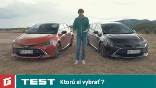 Toyota Corolla Hybrid 1,8 (122) vs 2,0 Dynamic Force (180) - TEST - GARAZ.TV