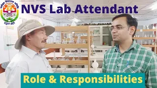 NVS Lab Attendant: Role and responsibilities